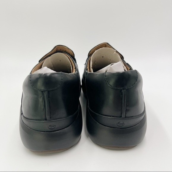 6XW 6 XW Extra Wide Clarks Women's Un.Loop 2 Walk Black Leather‎ Loafer Shoes - Picture 8 of 16